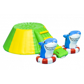 Liten ö med rutschbana - Haj